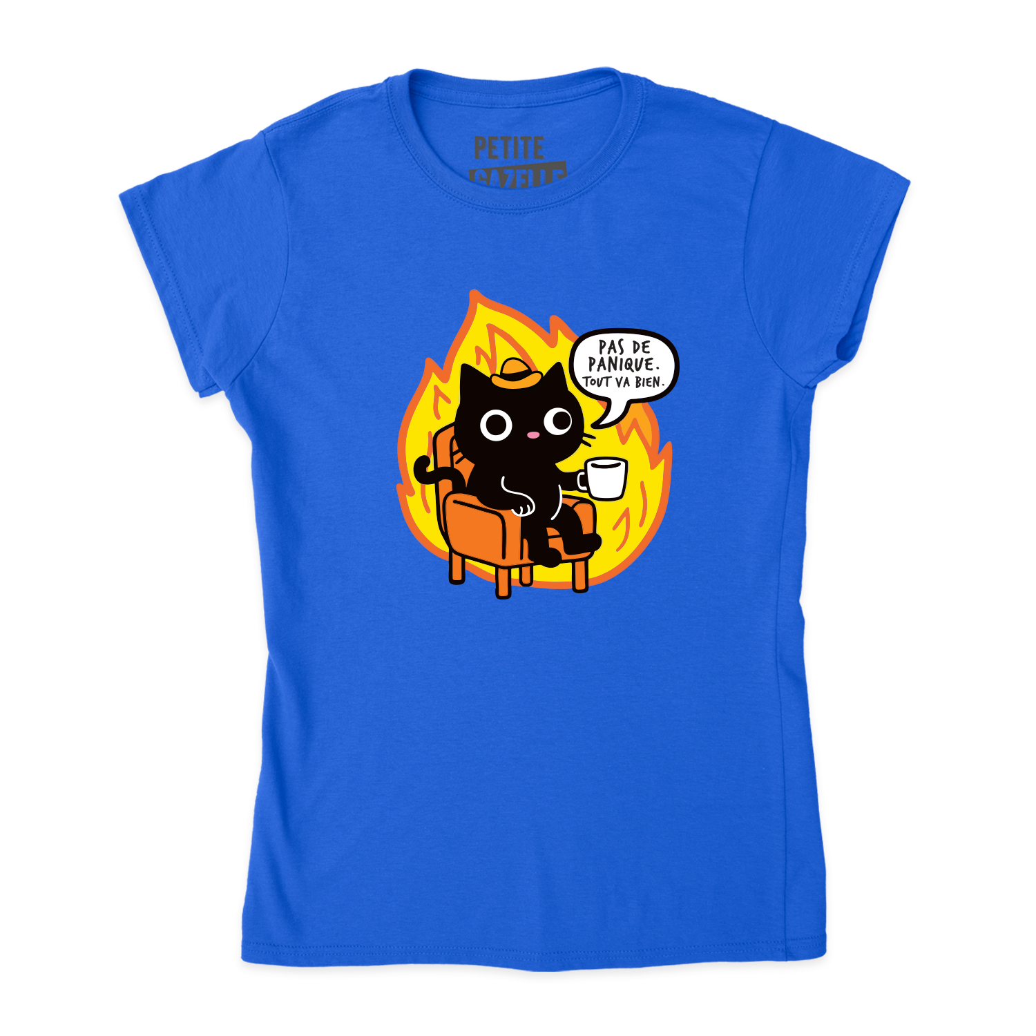 TSHIRT AJUSTÉ | Pas de panique, tout va bien.