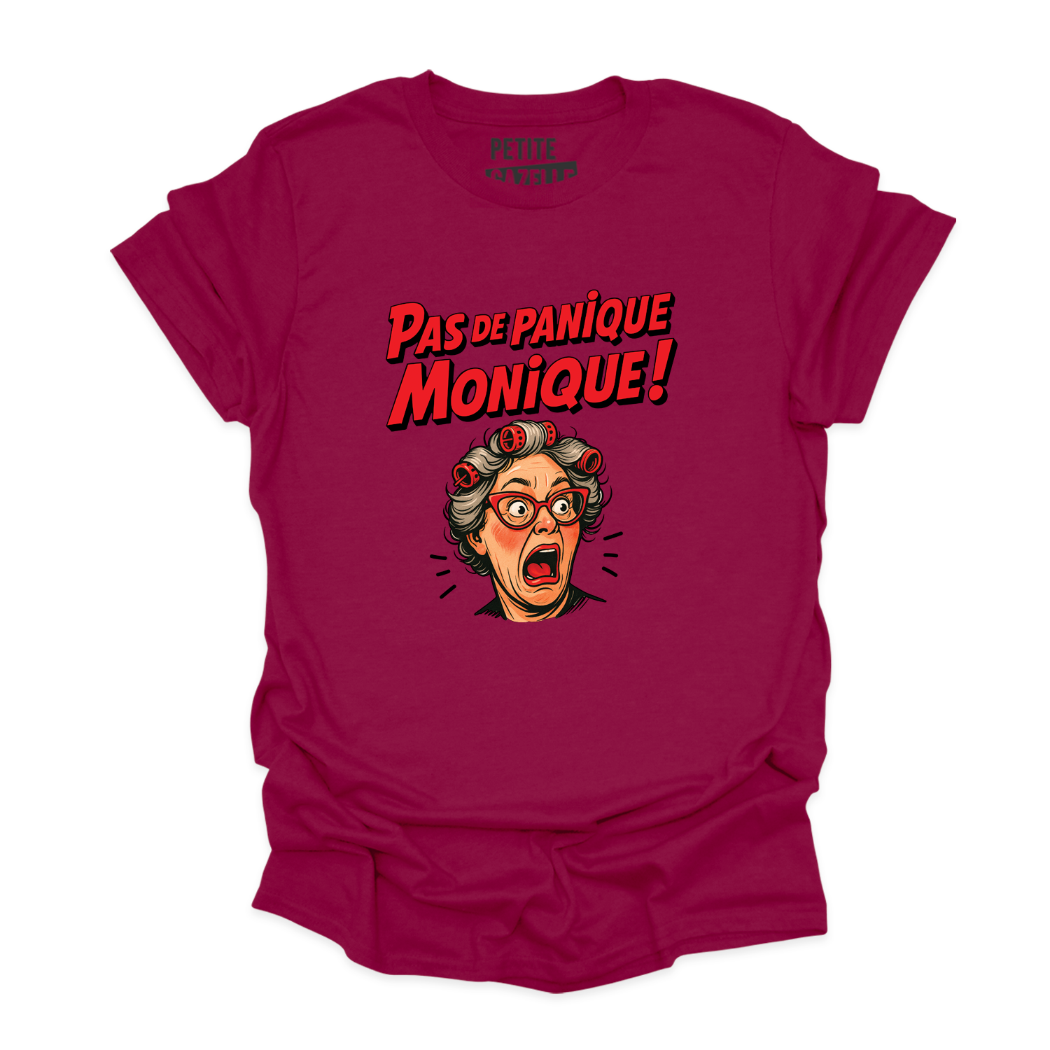 T-SHIRT COL ROND | Pas de panique Monique !