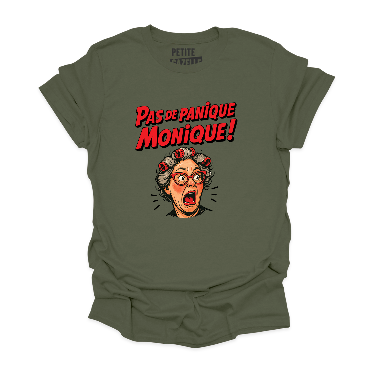 T-SHIRT COL ROND | Pas de panique Monique !