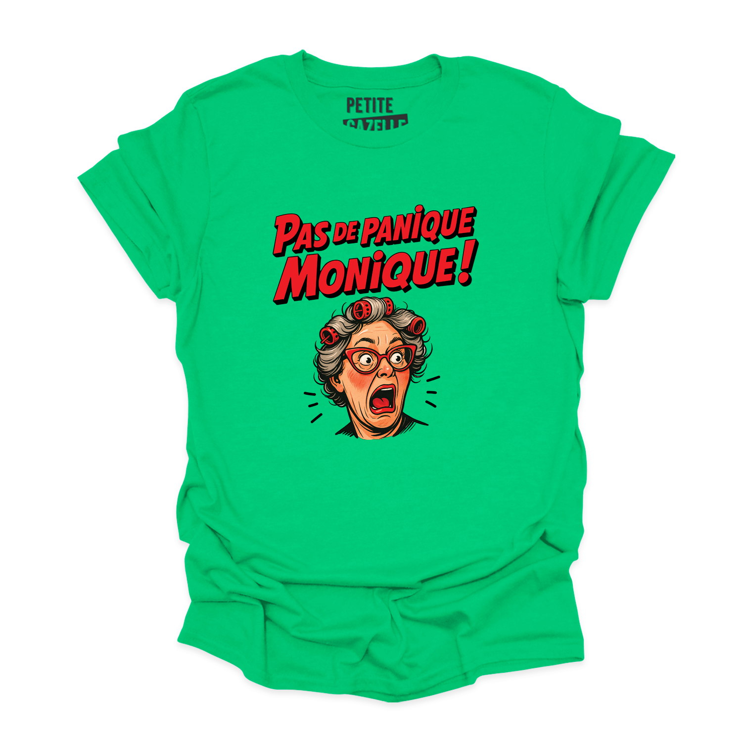 T-SHIRT COL ROND | Pas de panique Monique !