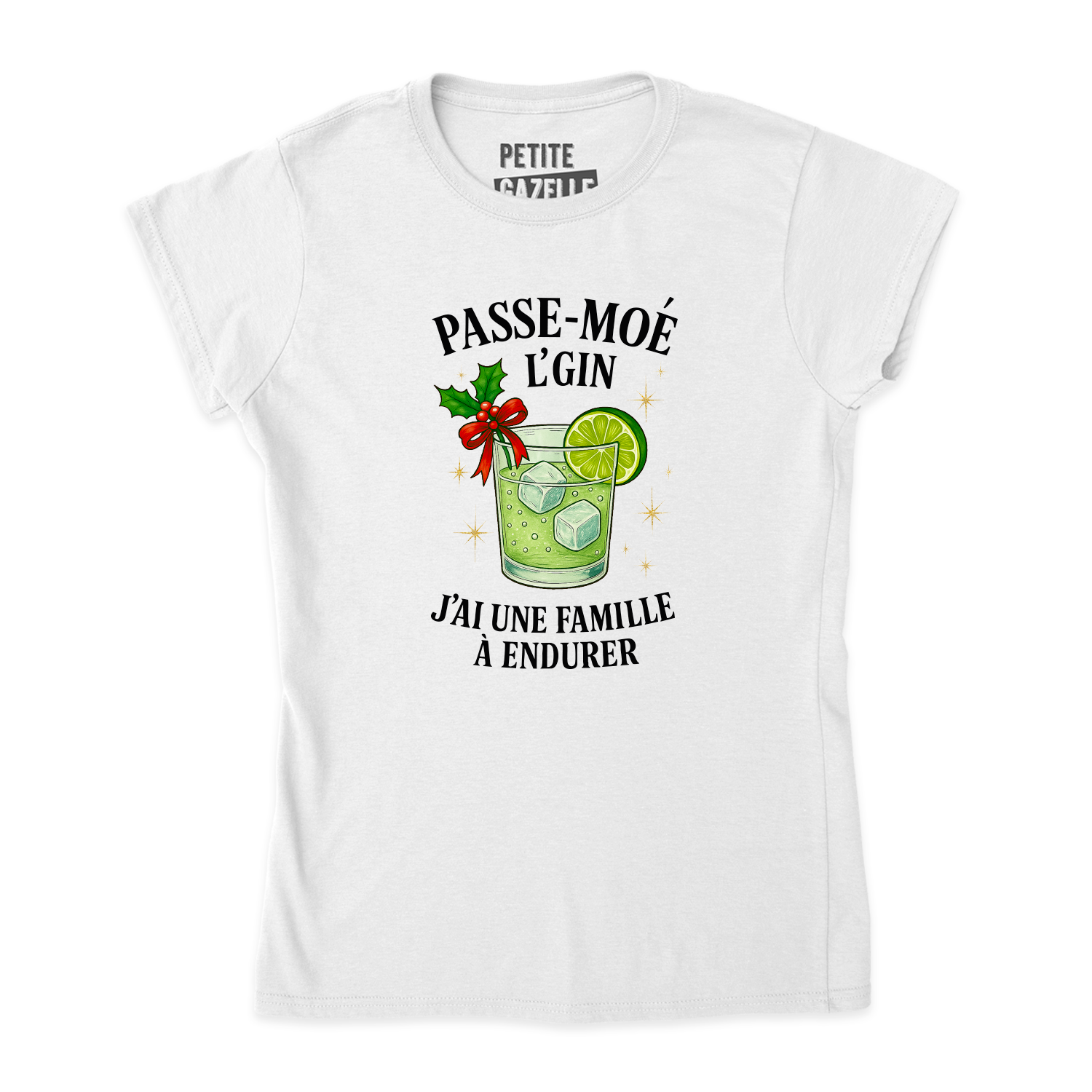 TSHIRT AJUSTÉ | Passe-moé l'gin