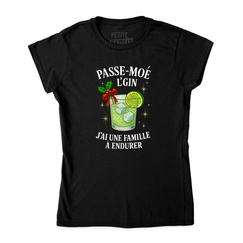 TSHIRT AJUSTÉ | Passe-moé l'gin