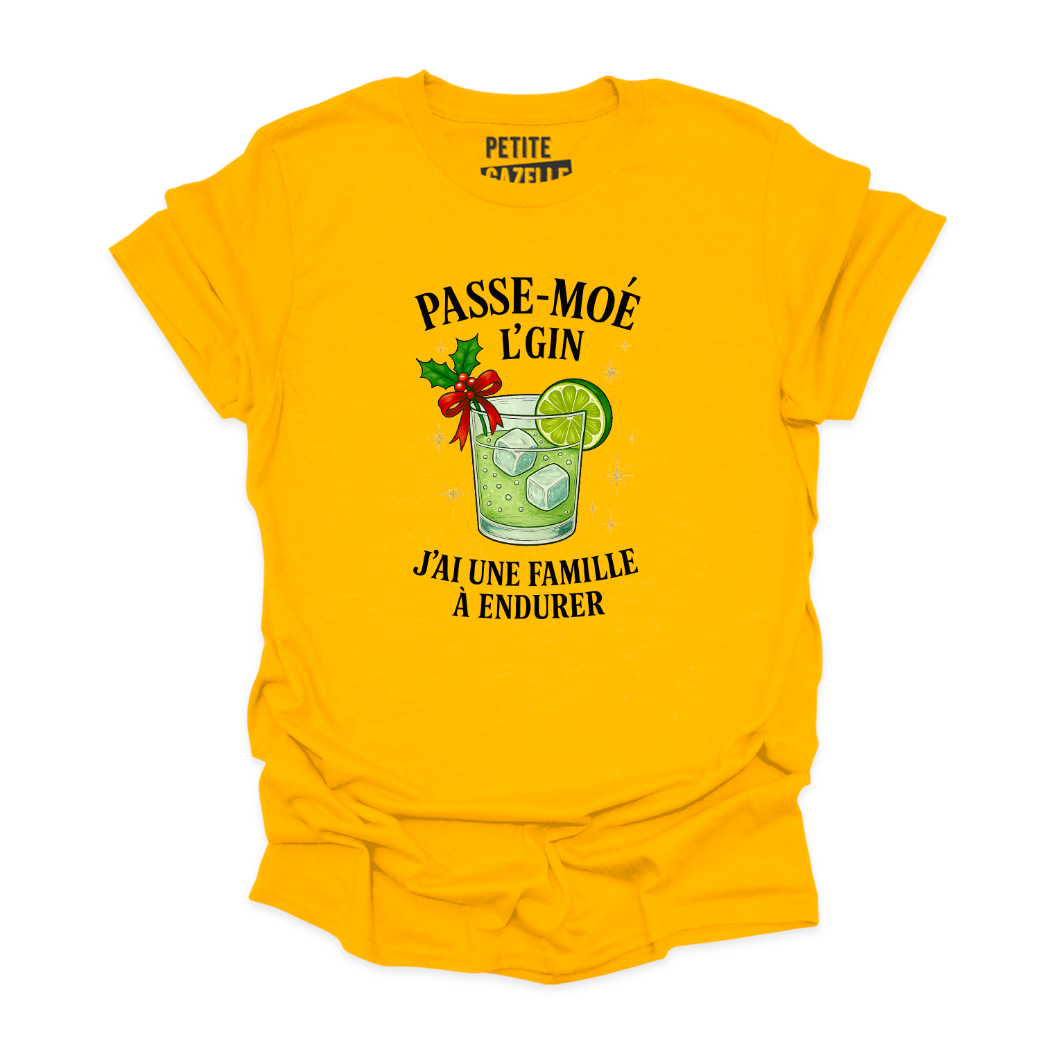 T-SHIRT COL ROND | Passe-moé l'gin