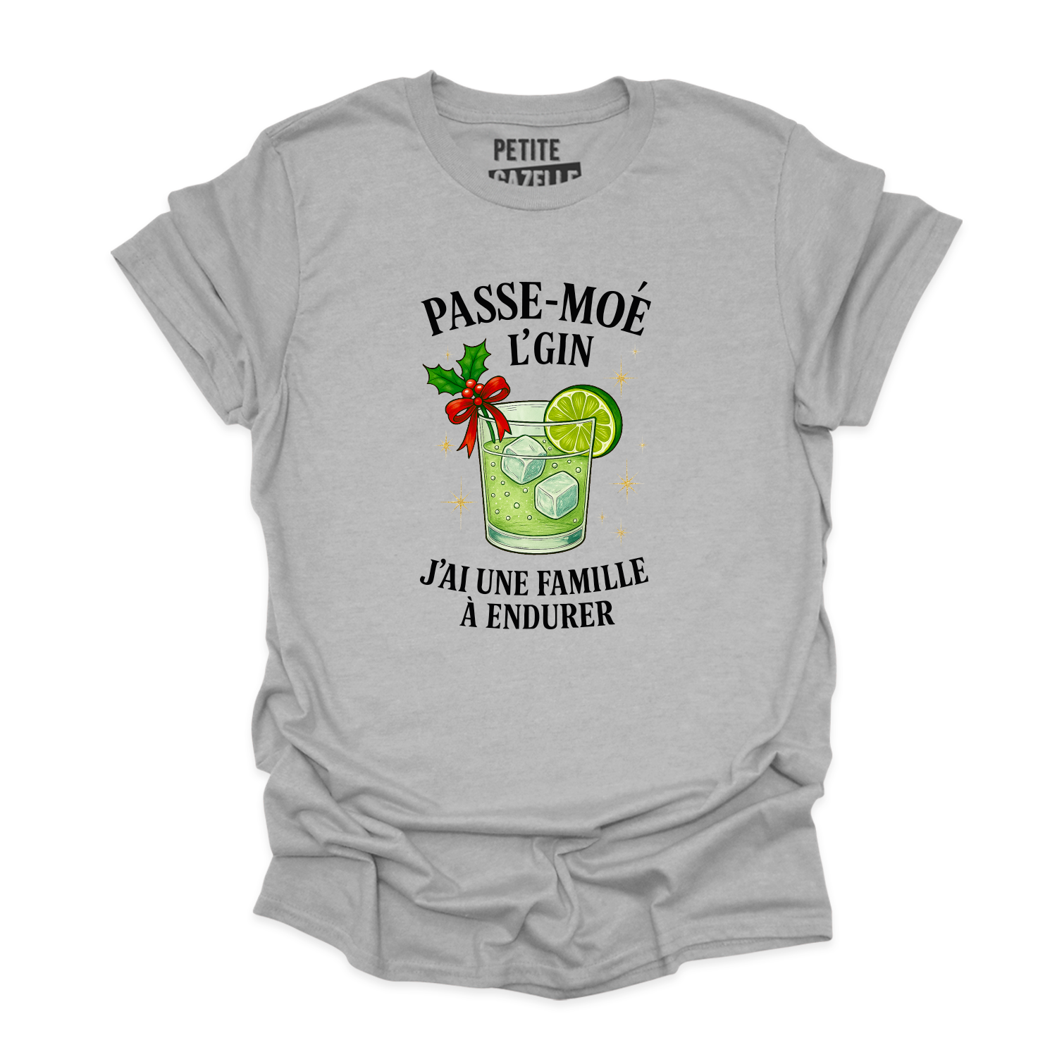 T-SHIRT COL ROND | Passe-moé l'gin