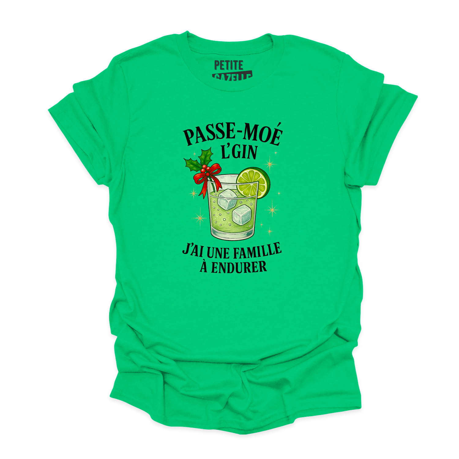 T-SHIRT COL ROND | Passe-moé l'gin