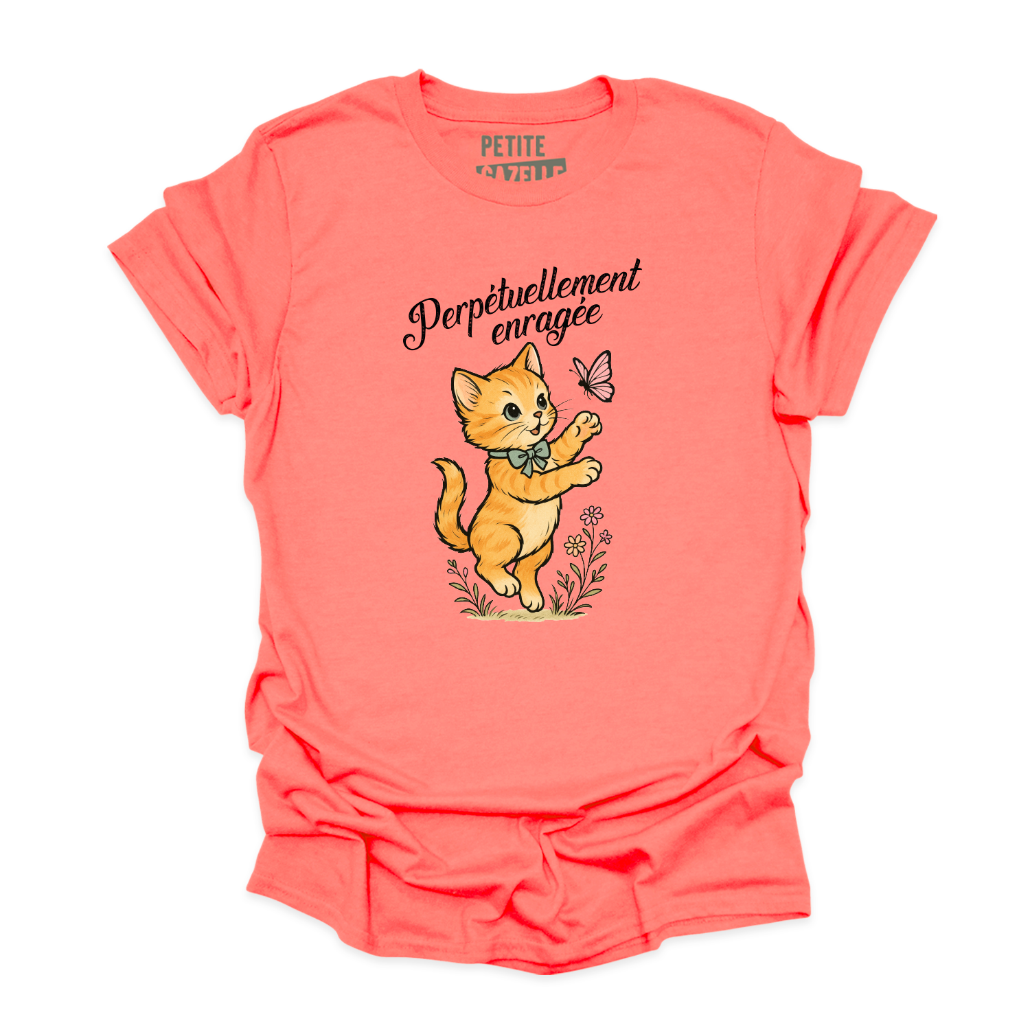 T-SHIRT COL ROND | Perpétuellement enragée