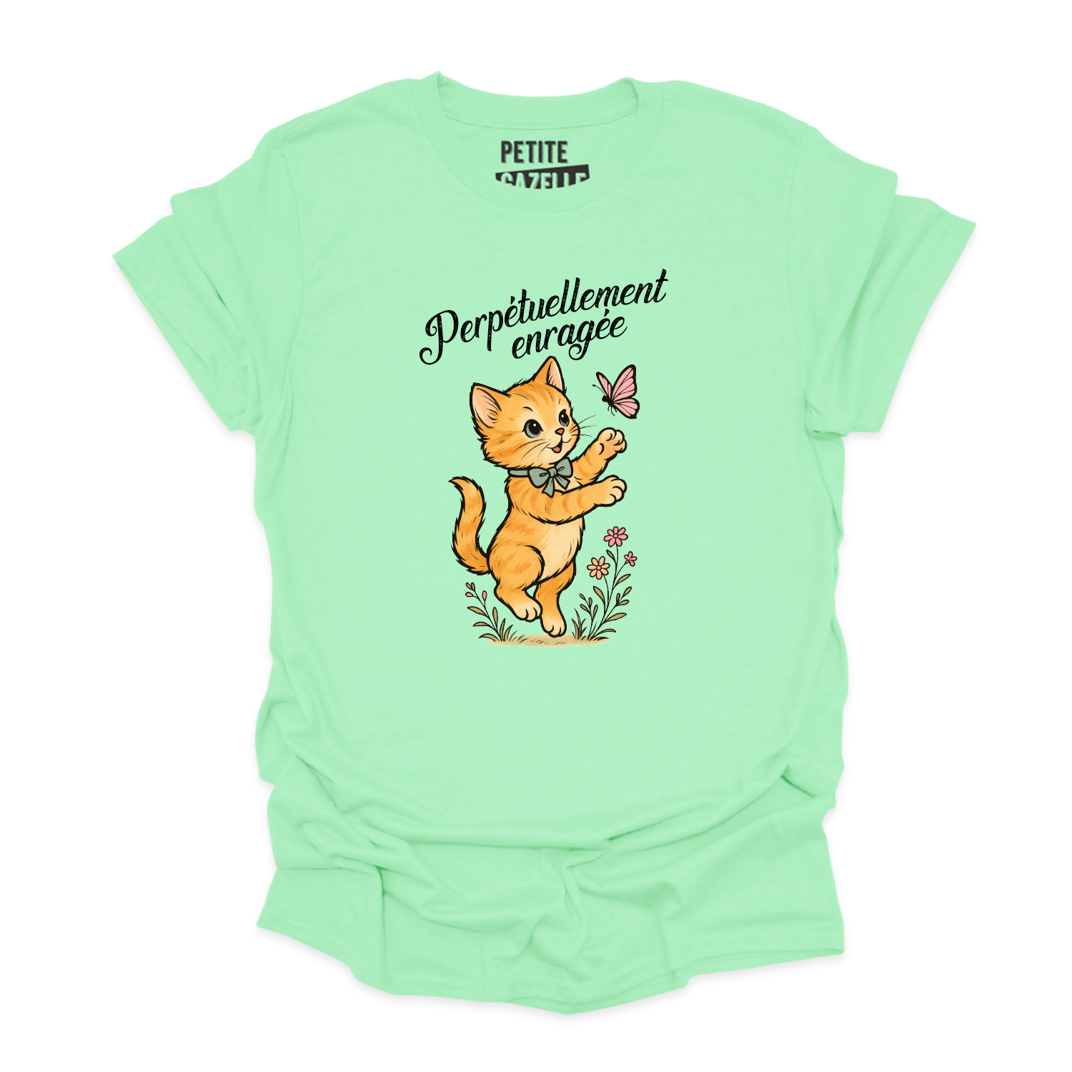 T-SHIRT COL ROND | Perpétuellement enragée