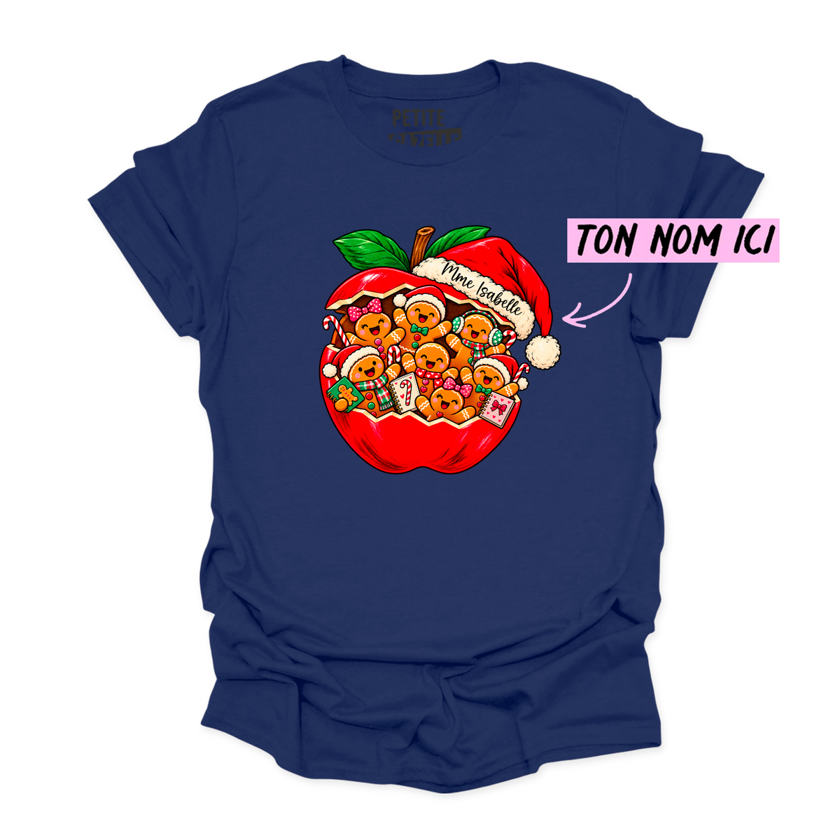 T-SHIRT COL ROND | Pommes & Biscuits