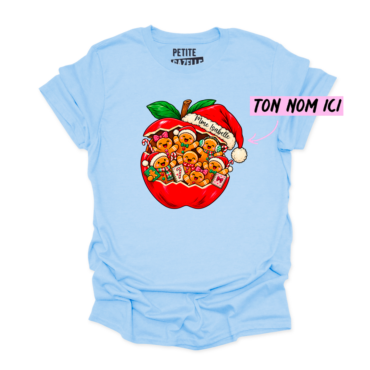 T-SHIRT COL ROND | Pommes & Biscuits