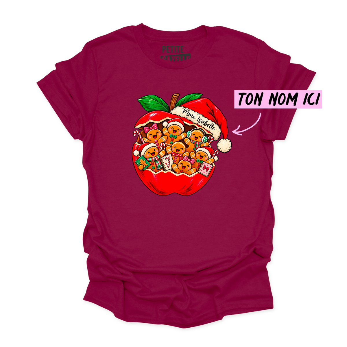 T-SHIRT COL ROND | Pommes & Biscuits