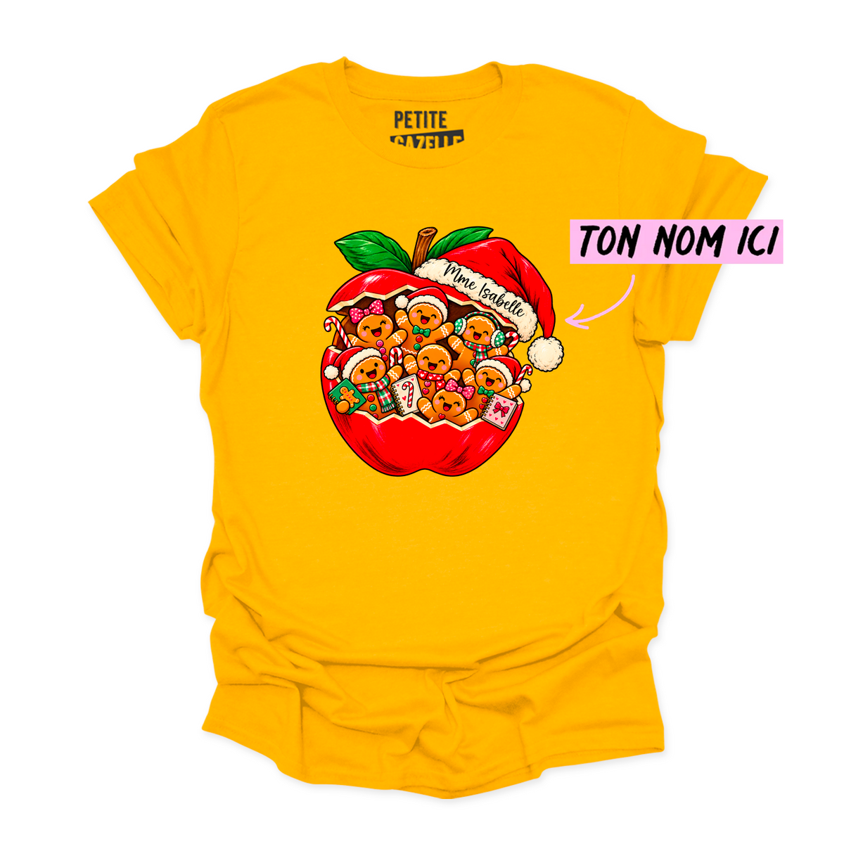 T-SHIRT COL ROND | Pommes & Biscuits
