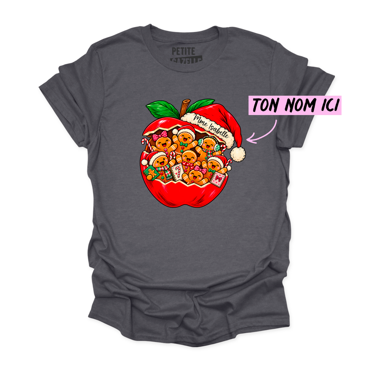 T-SHIRT COL ROND | Pommes & Biscuits