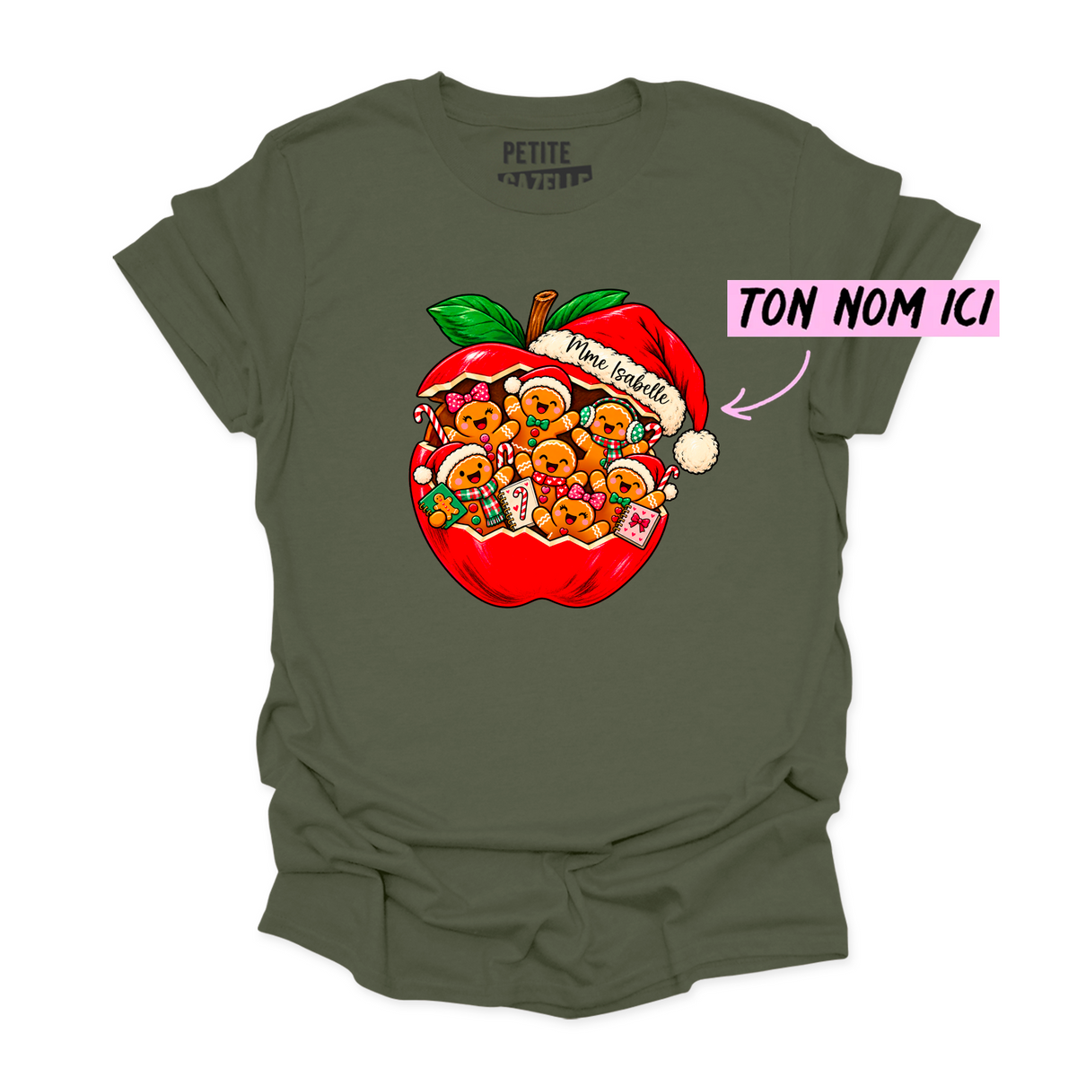 T-SHIRT COL ROND | Pommes & Biscuits