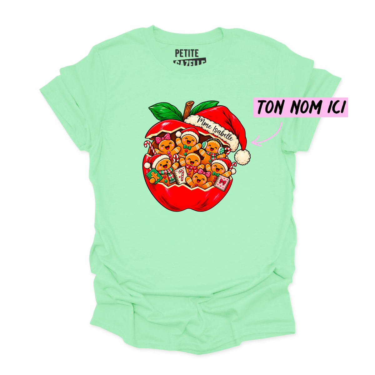 T-SHIRT COL ROND | Pommes & Biscuits