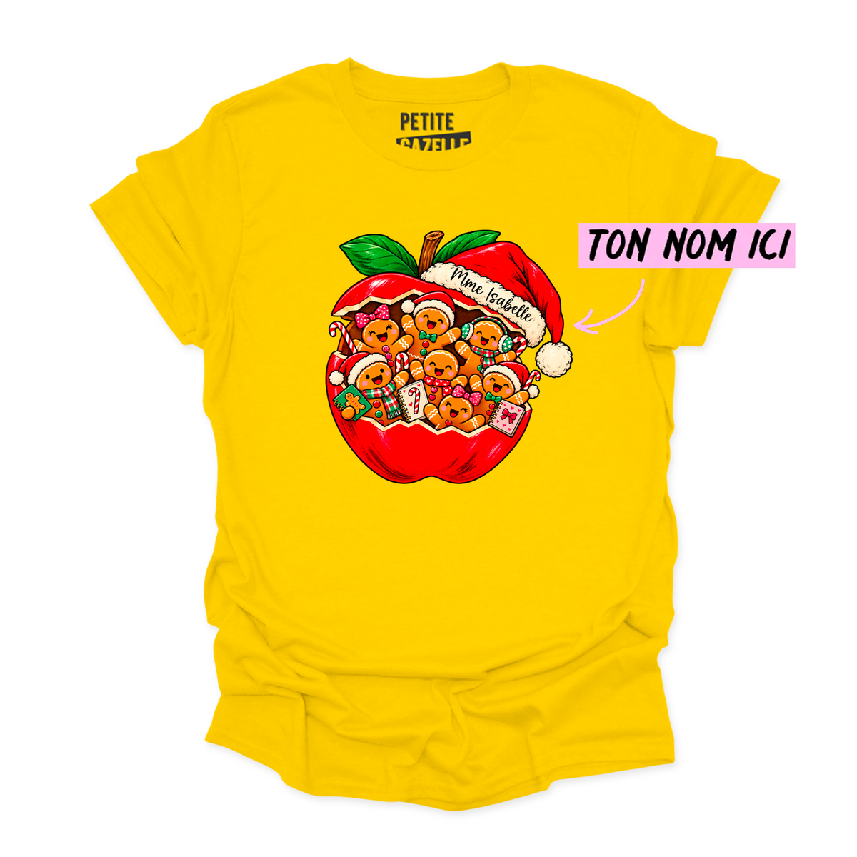 T-SHIRT COL ROND | Pommes & Biscuits