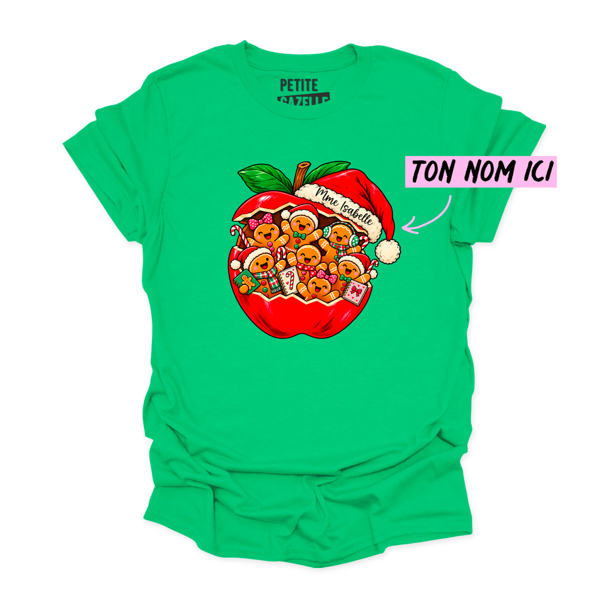 T-SHIRT COL ROND | Pommes & Biscuits