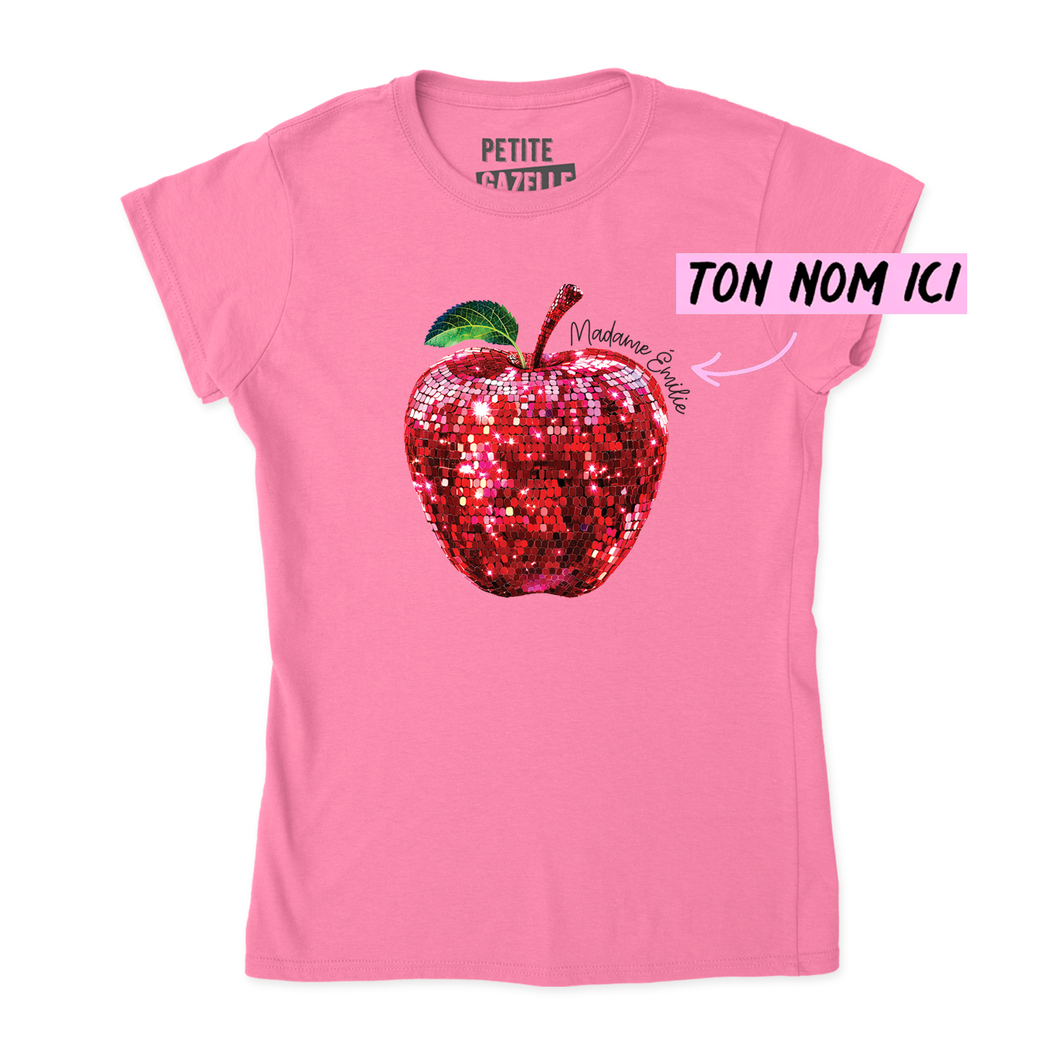TSHIRT AJUSTÉ | Madame Pomme Disco
