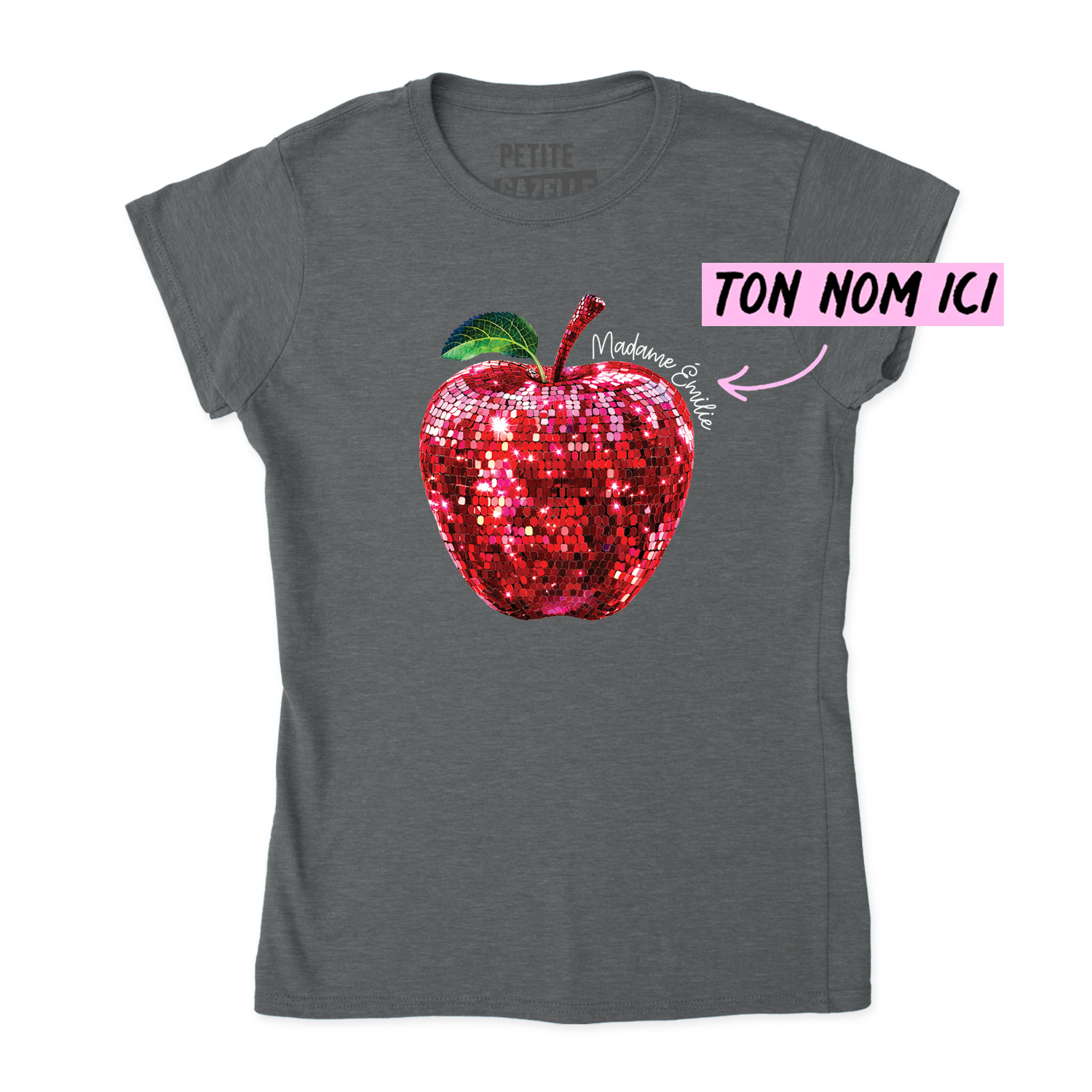 TSHIRT AJUSTÉ | Madame Pomme Disco