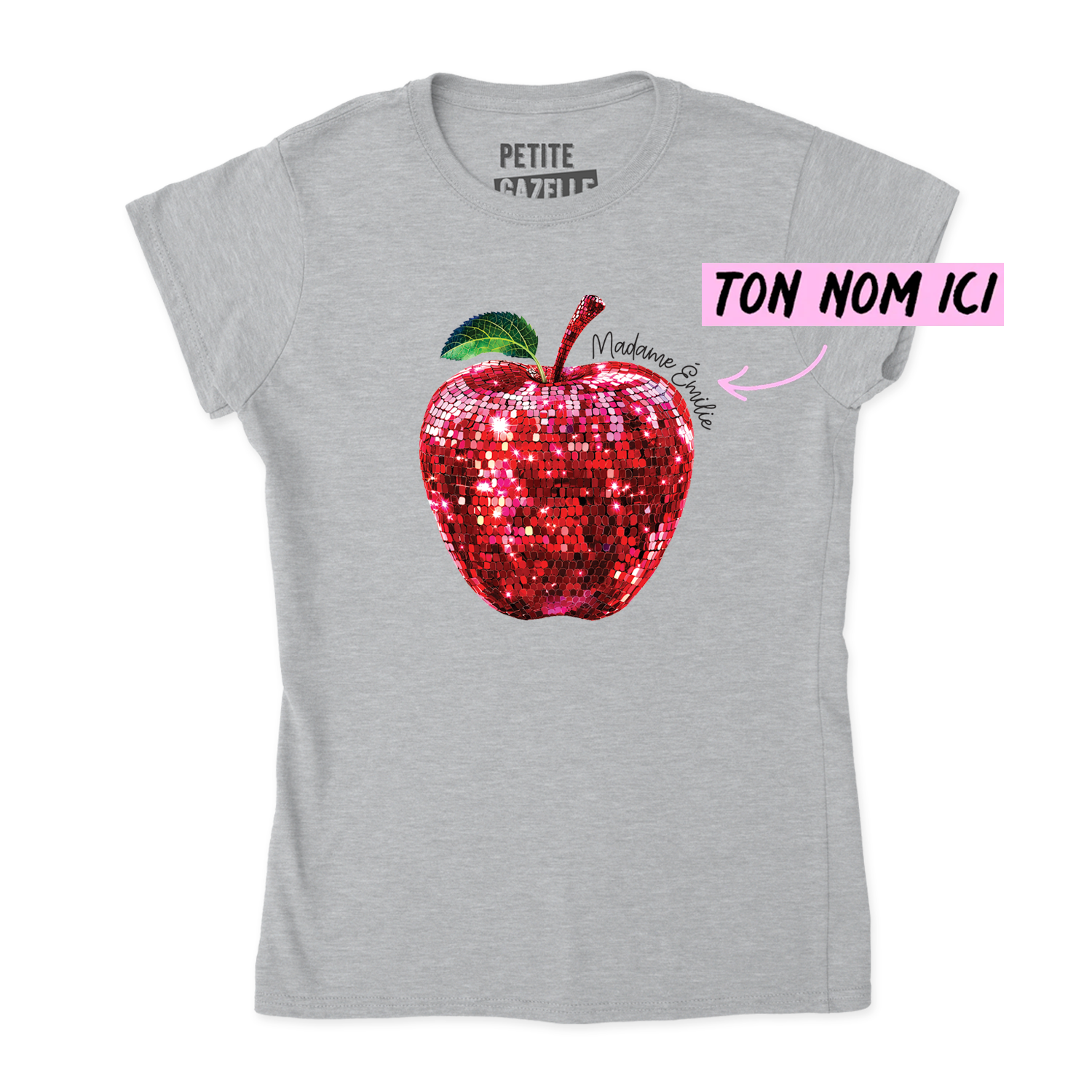TSHIRT AJUSTÉ | Madame Pomme Disco