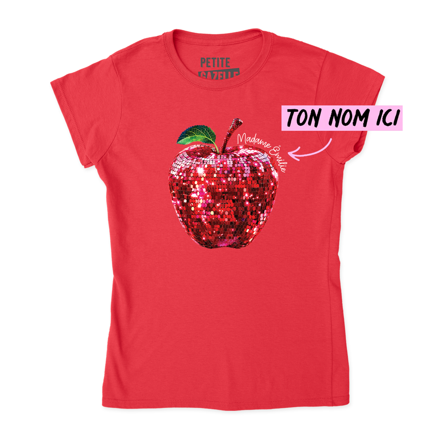 TSHIRT AJUSTÉ | Madame Pomme Disco