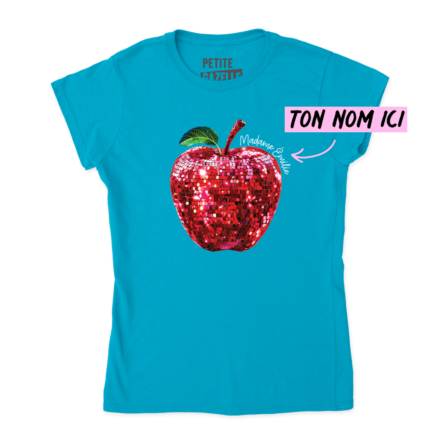 TSHIRT AJUSTÉ | Madame Pomme Disco
