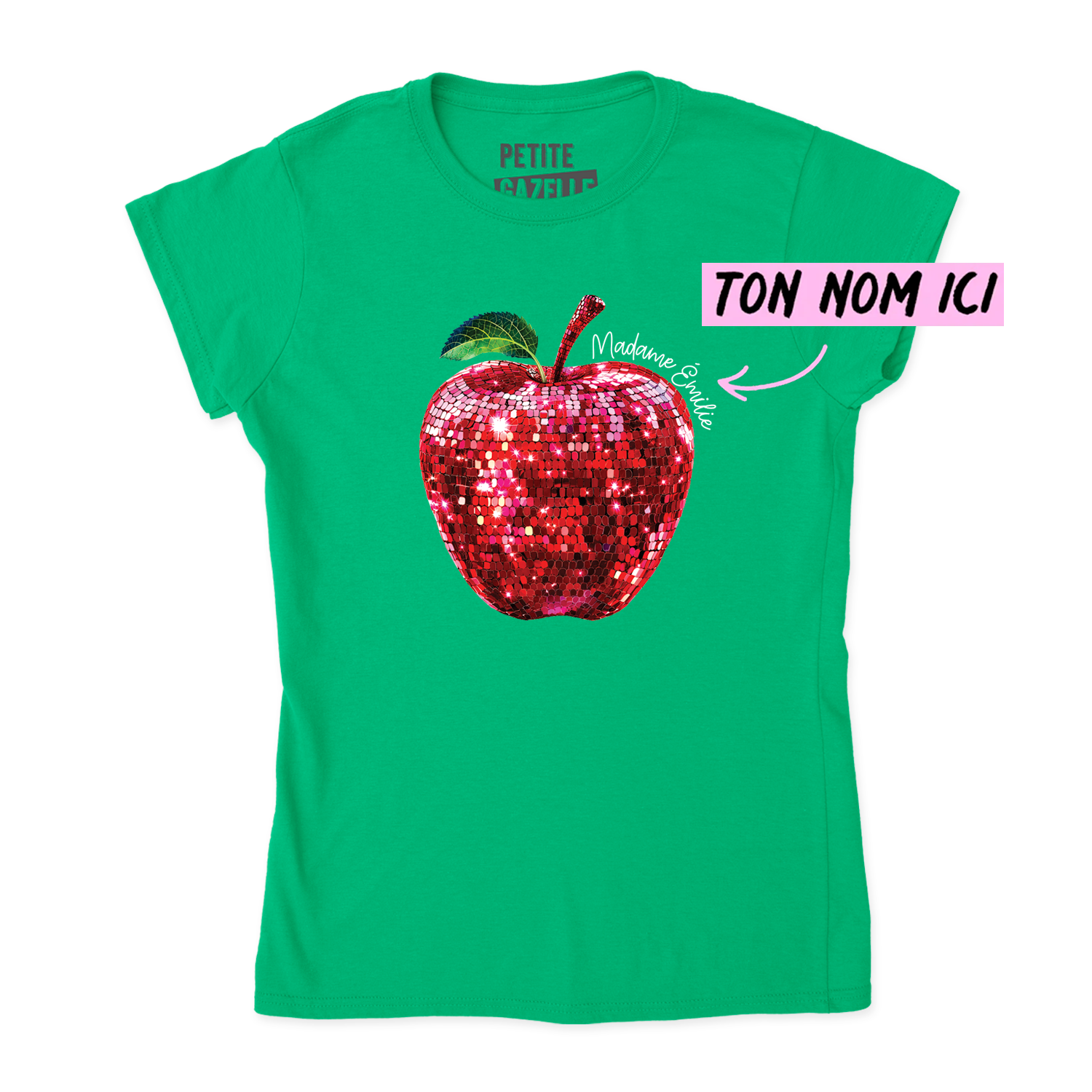 TSHIRT AJUSTÉ | Madame Pomme Disco