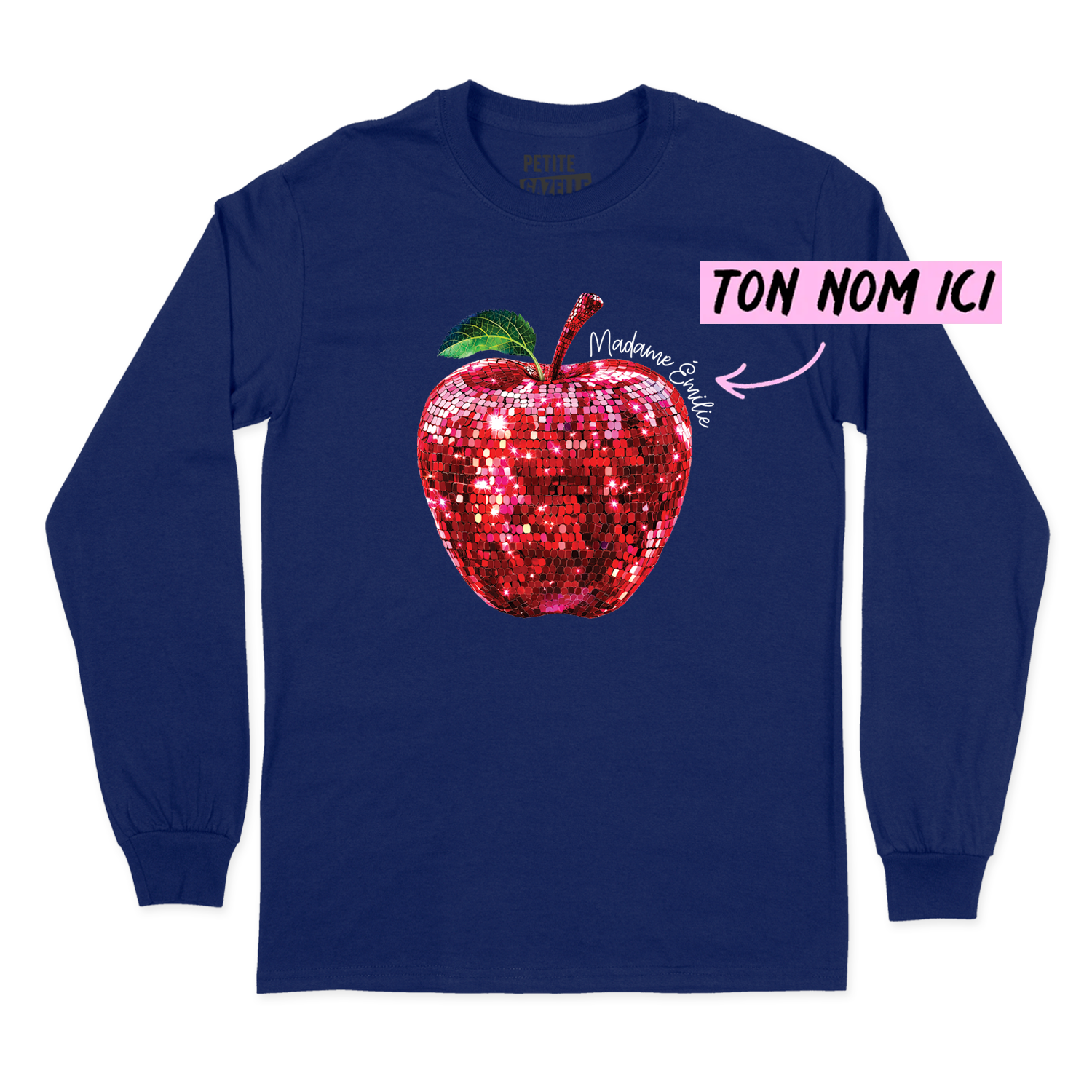 T-SHIRT À MANCHES LONGUES | Madame Pomme Disco