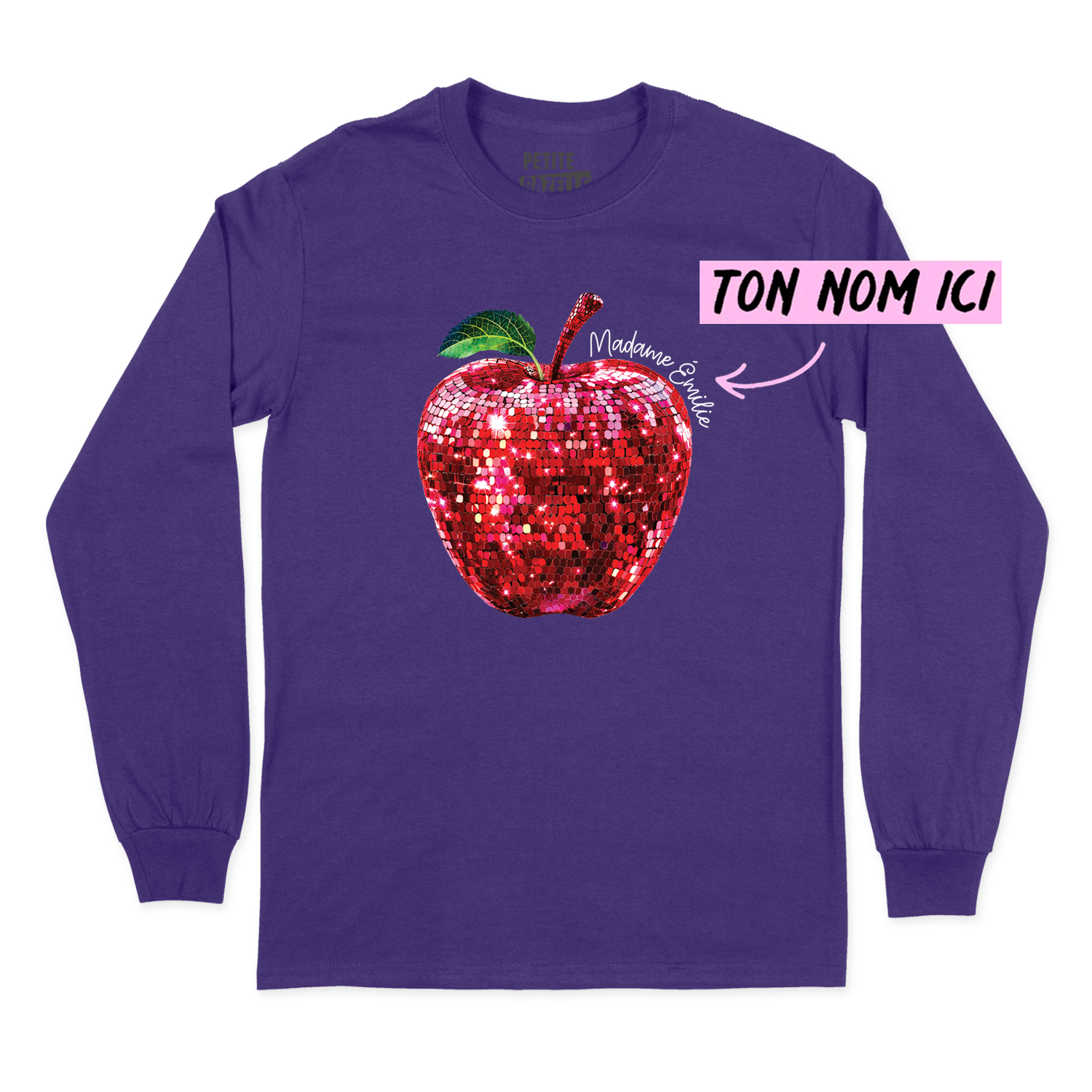 T-SHIRT À MANCHES LONGUES | Madame Pomme Disco