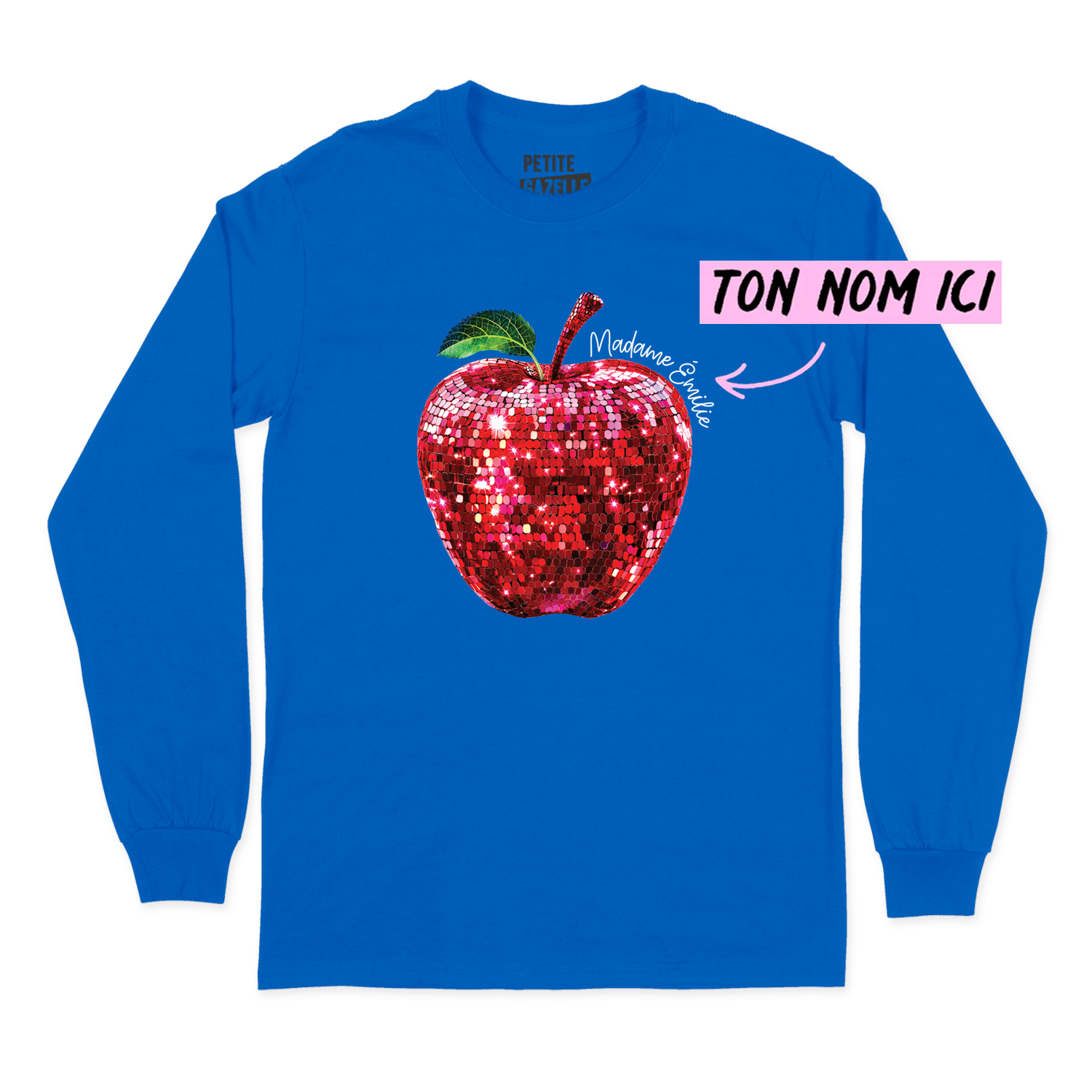 T-SHIRT À MANCHES LONGUES | Madame Pomme Disco