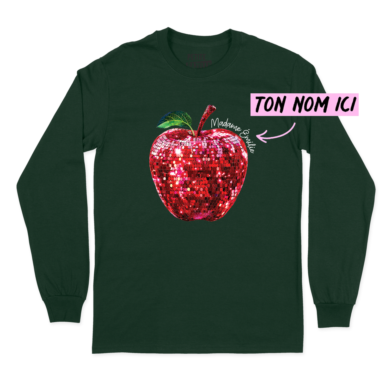T-SHIRT À MANCHES LONGUES | Madame Pomme Disco