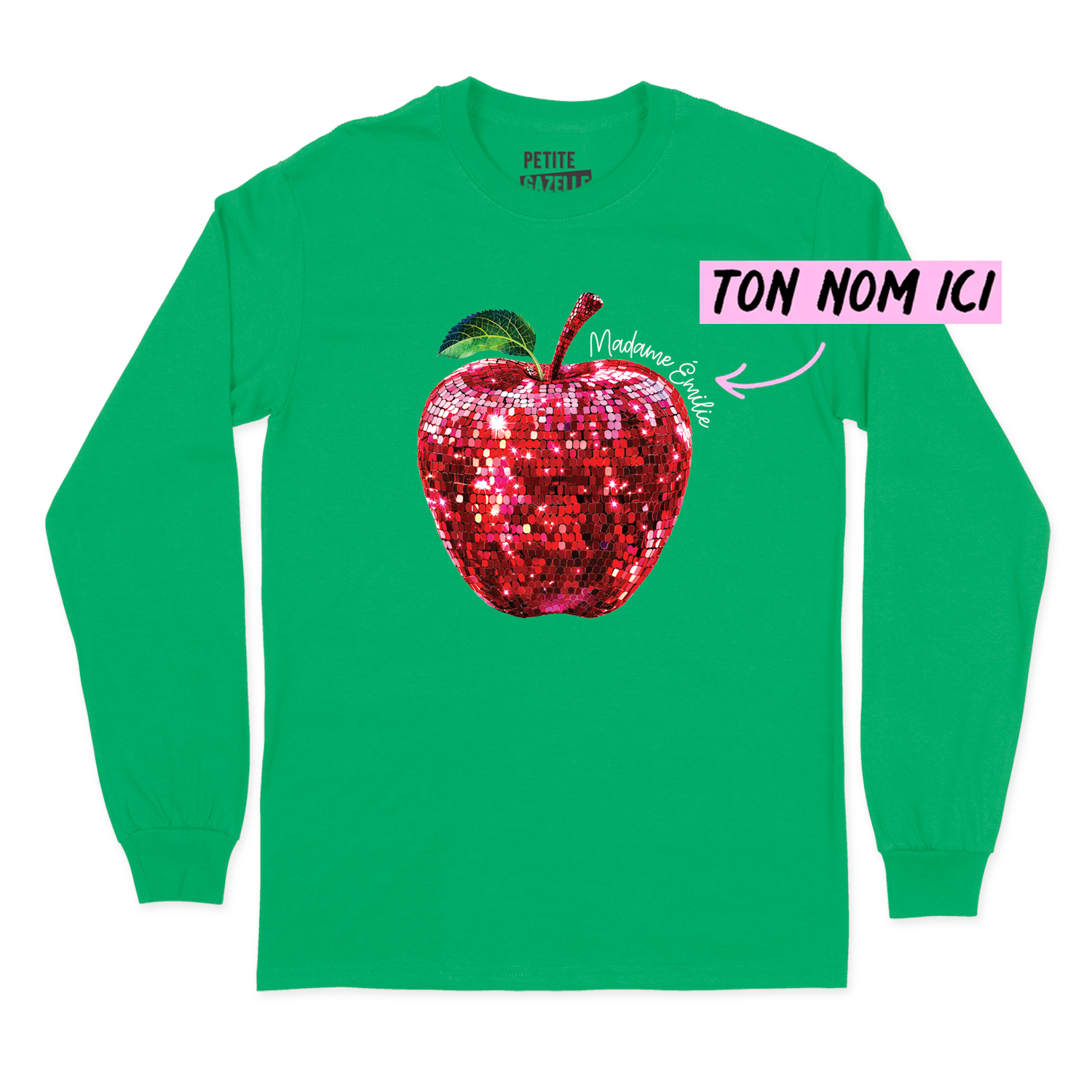 T-SHIRT À MANCHES LONGUES | Madame Pomme Disco