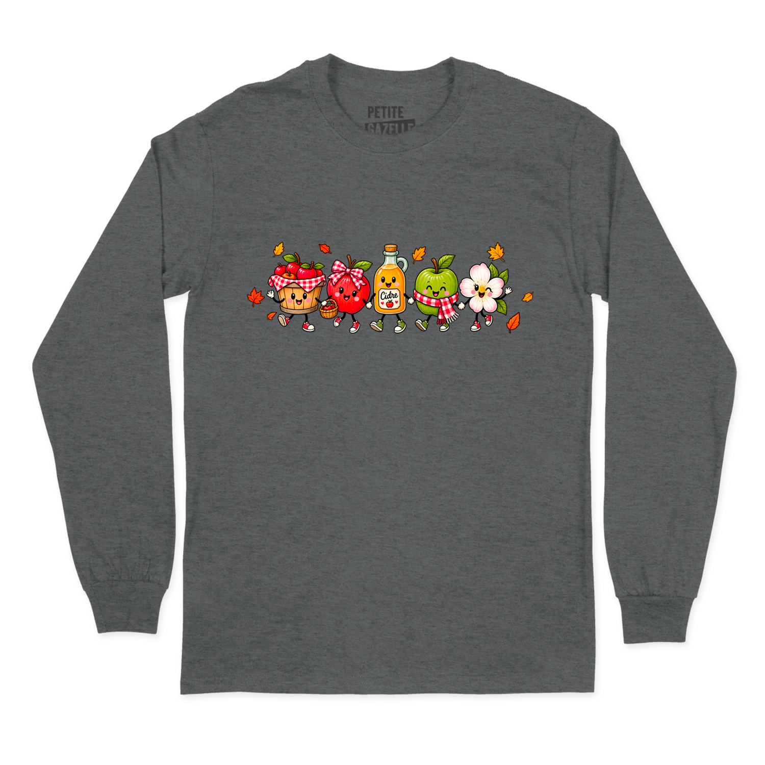 T-SHIRT À MANCHES LONGUES | Pommes