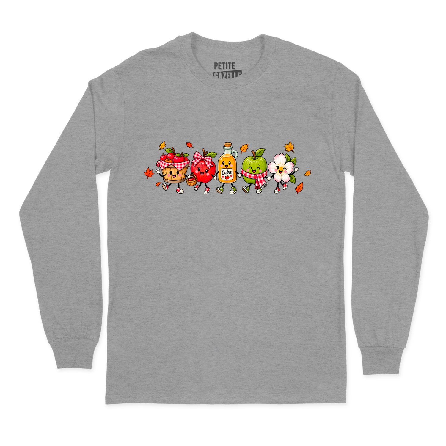 T-SHIRT À MANCHES LONGUES | Pommes