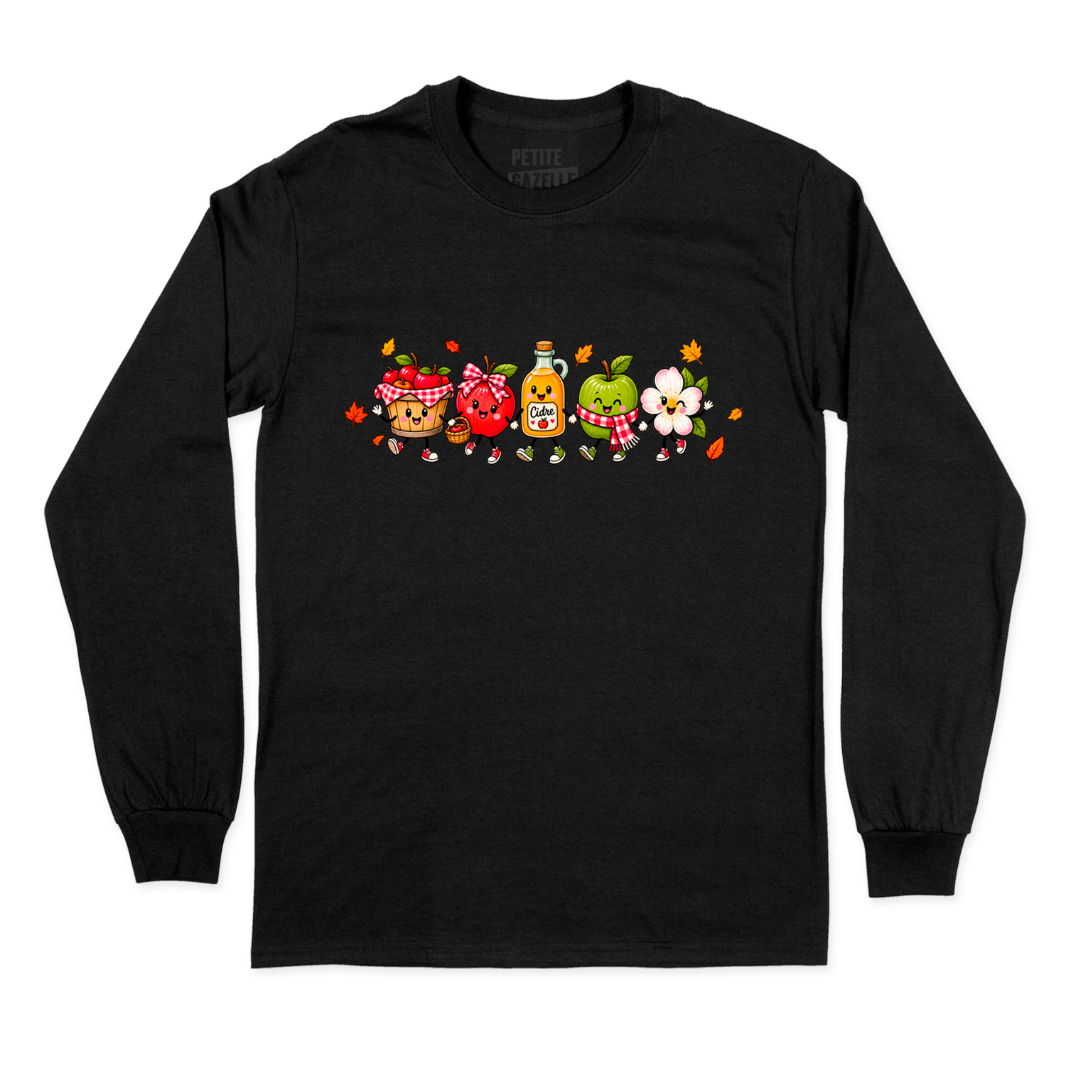 T-SHIRT À MANCHES LONGUES | Pommes