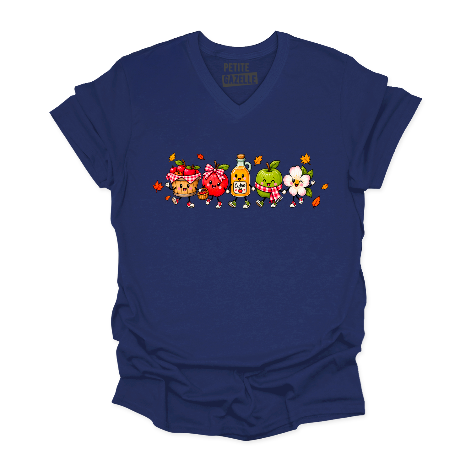 TSHIRT COL en V | Pommes