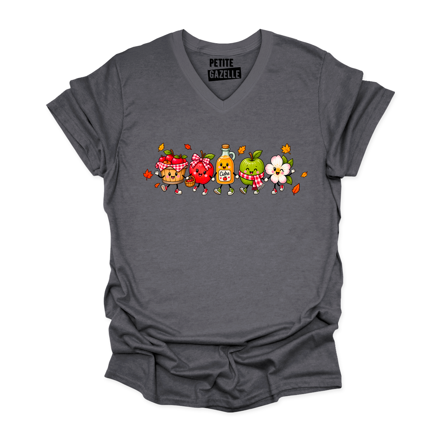 TSHIRT COL en V | Pommes