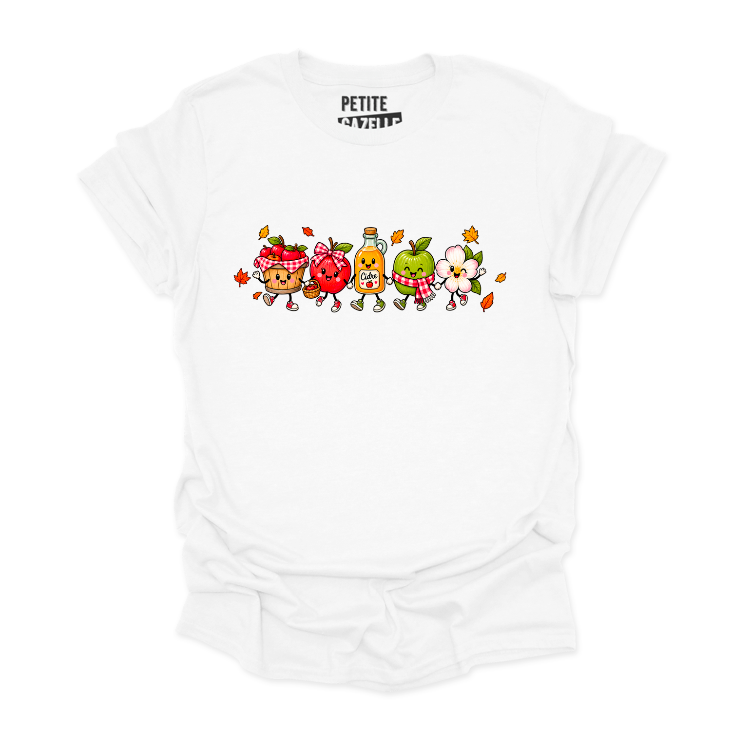 T-SHIRT COL ROND | Pommes