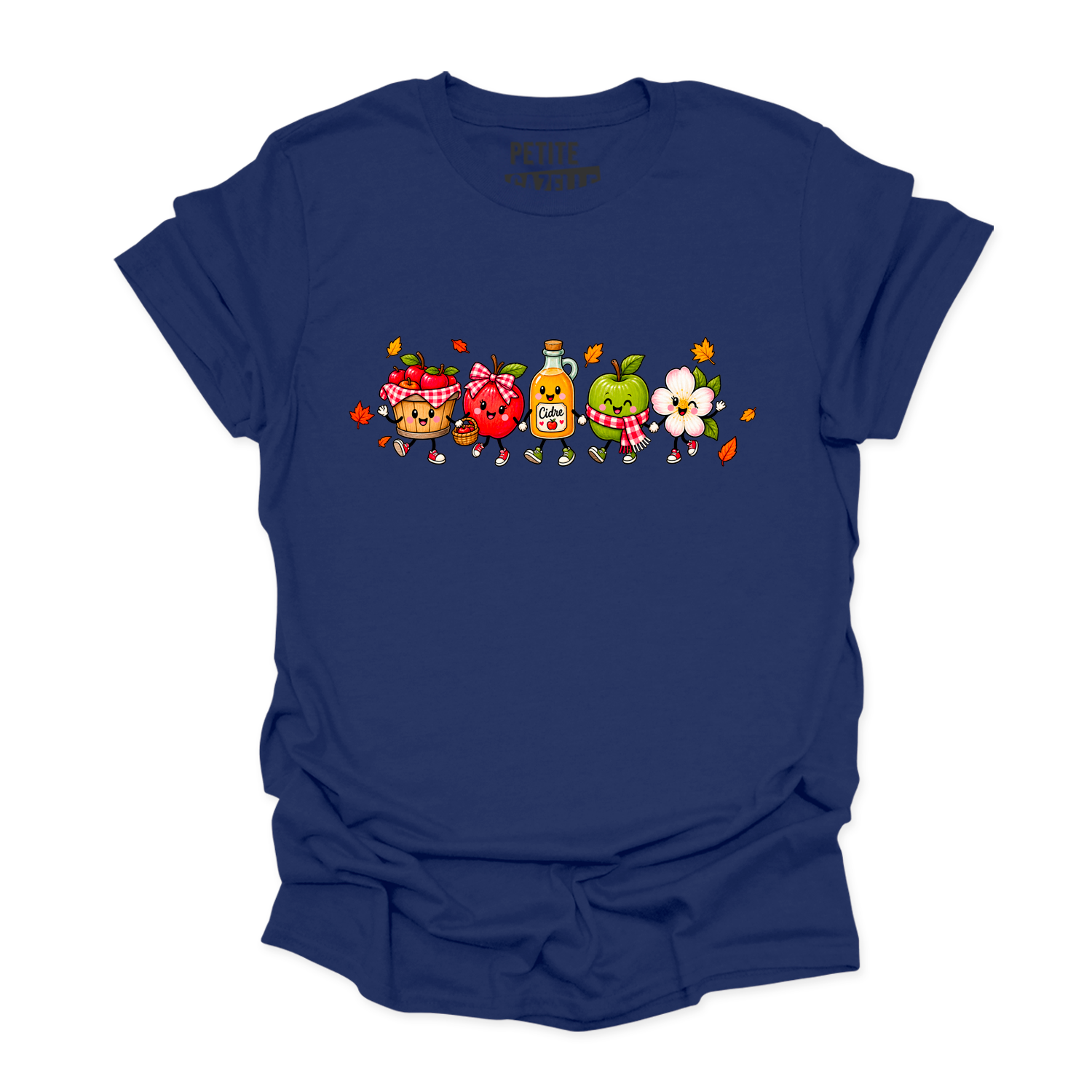 T-SHIRT COL ROND | Pommes