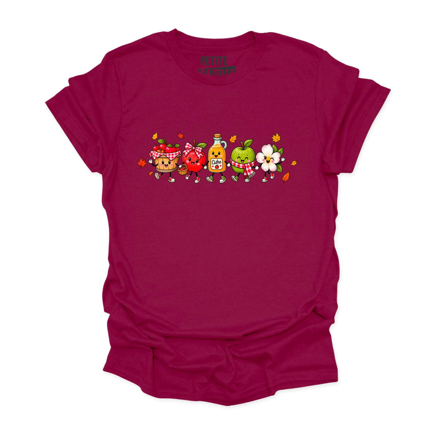 T-SHIRT COL ROND | Pommes