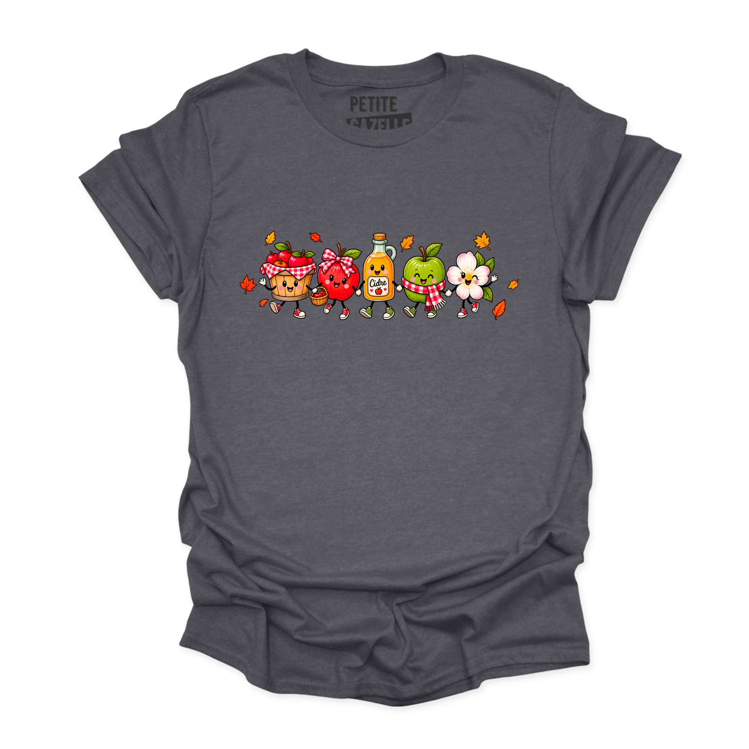 T-SHIRT COL ROND | Pommes