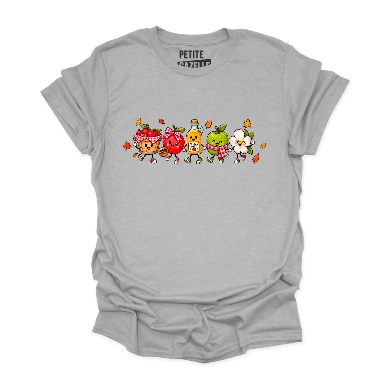 T-SHIRT COL ROND | Pommes