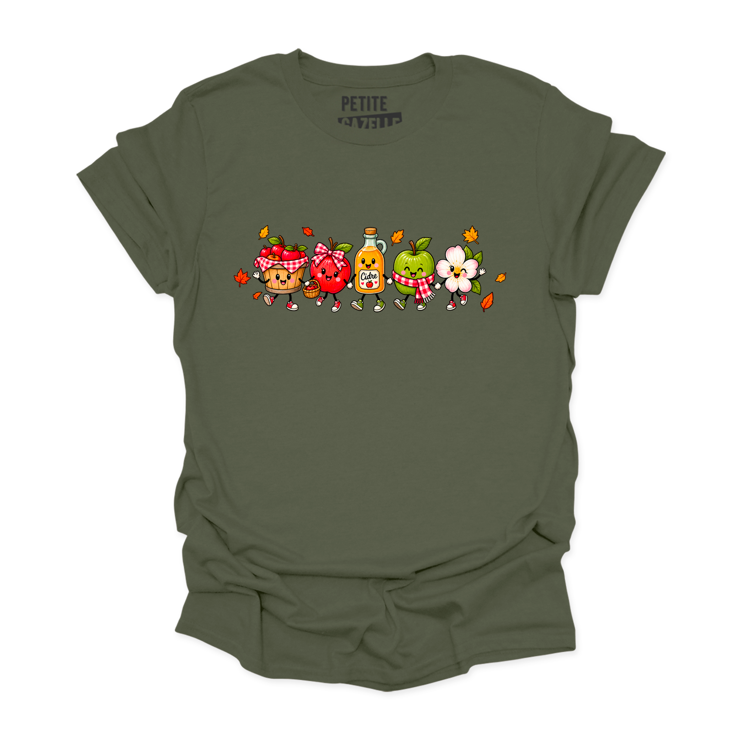 T-SHIRT COL ROND | Pommes