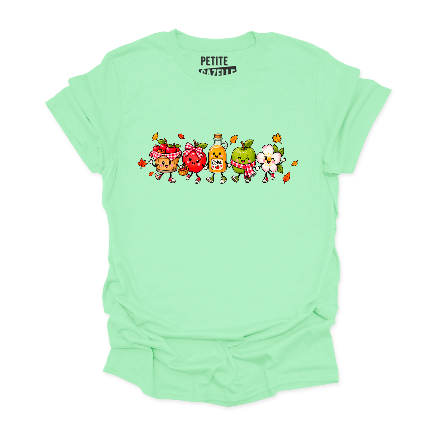 T-SHIRT COL ROND | Pommes