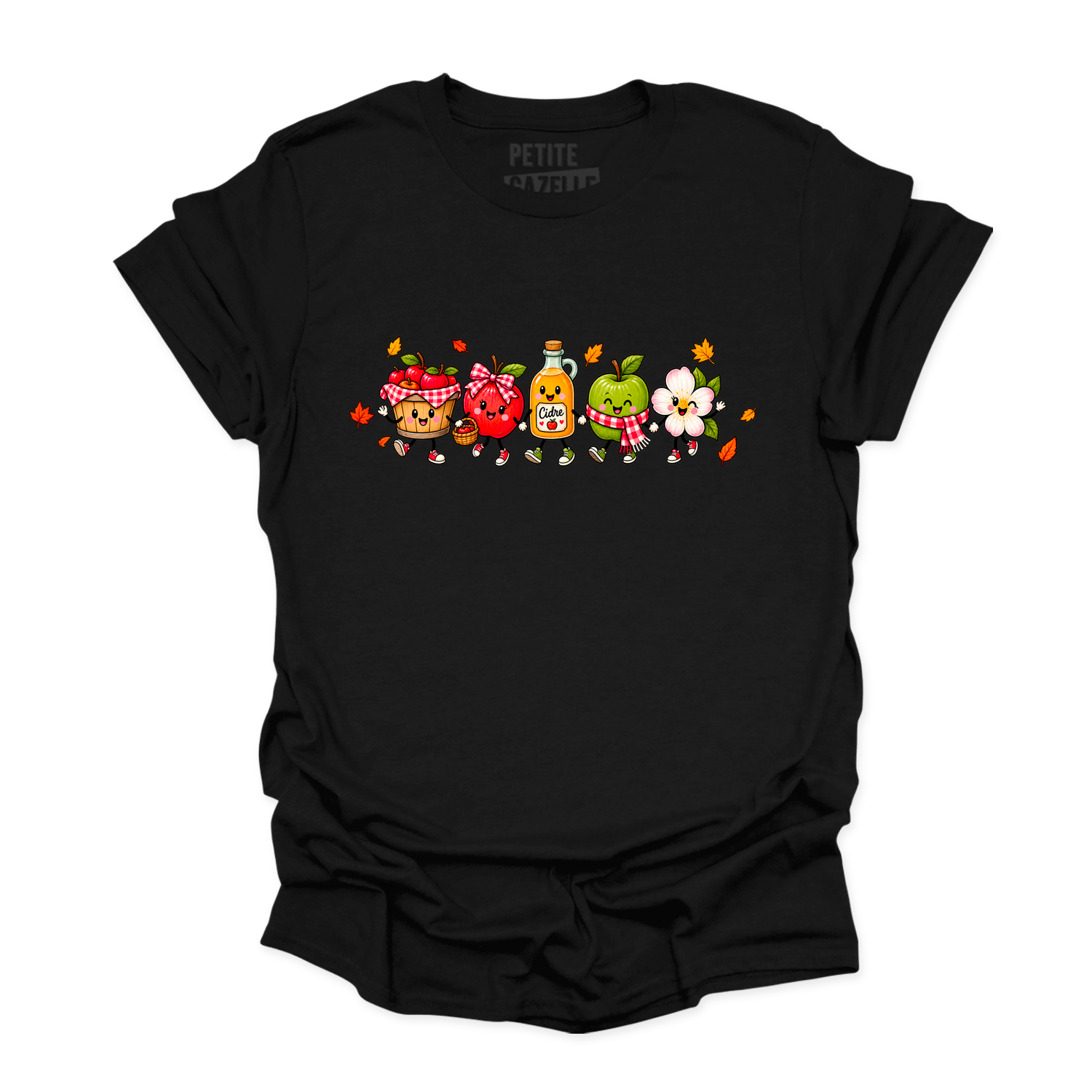 T-SHIRT COL ROND | Pommes