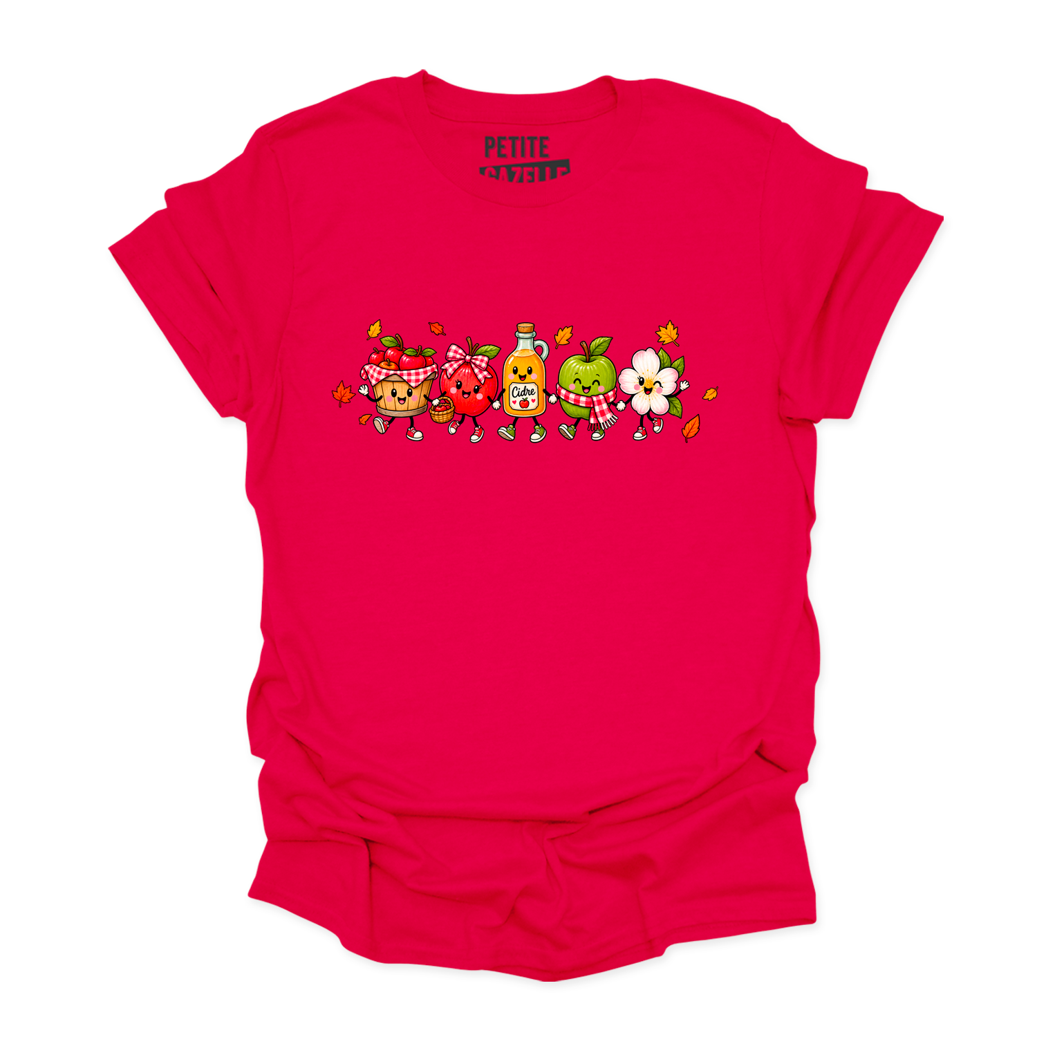 T-SHIRT COL ROND | Pommes