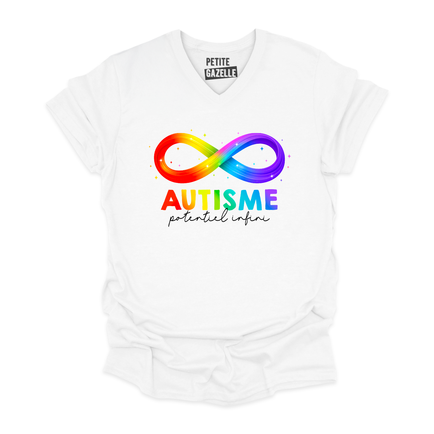 TSHIRT COL en V | Potentiel Infini