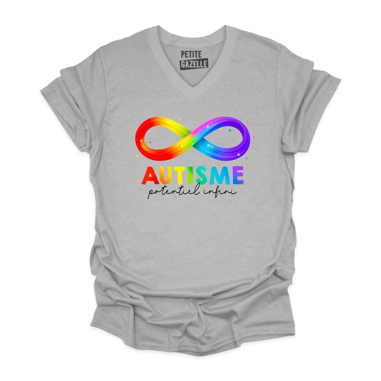 TSHIRT COL en V | Potentiel Infini