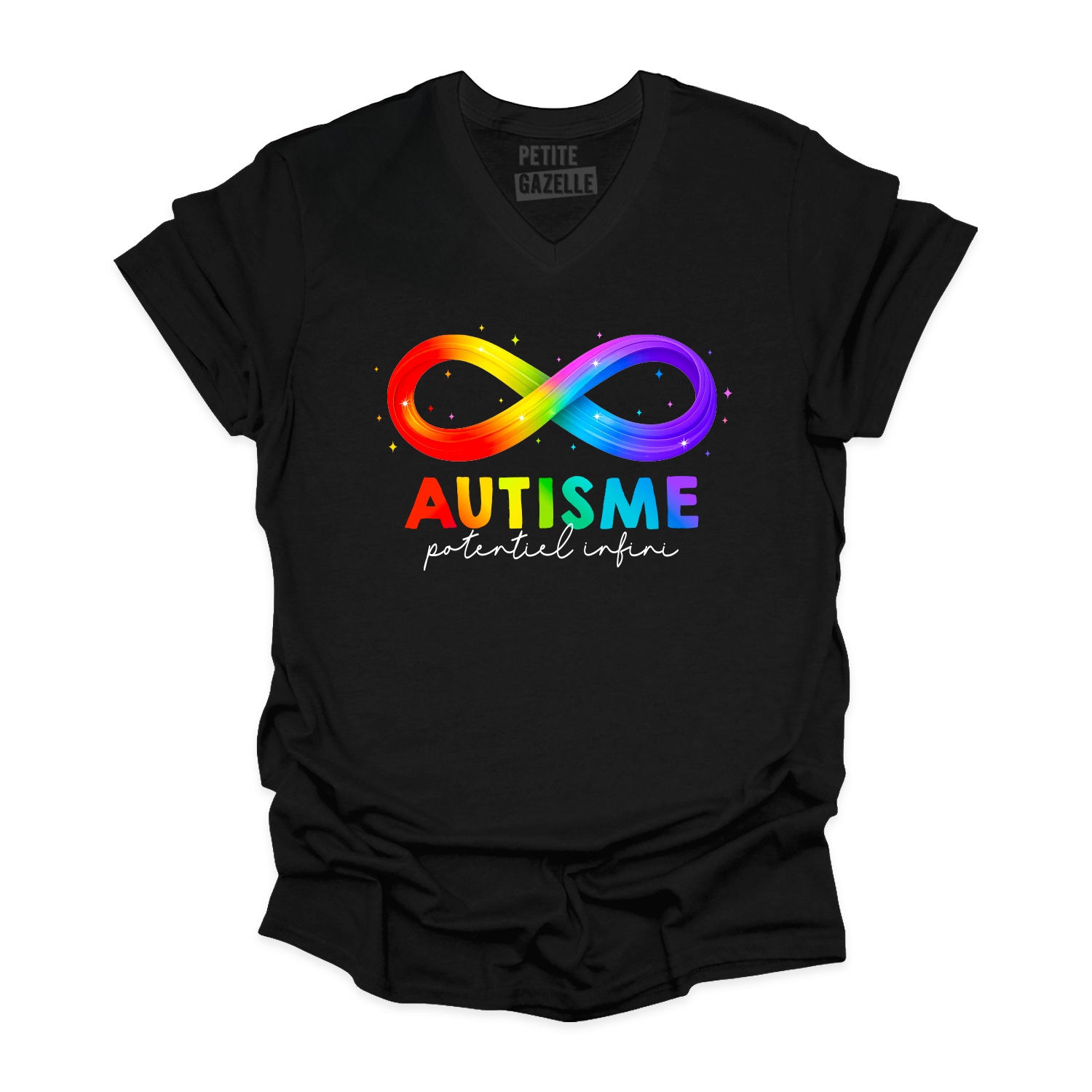 TSHIRT COL en V | Potentiel Infini