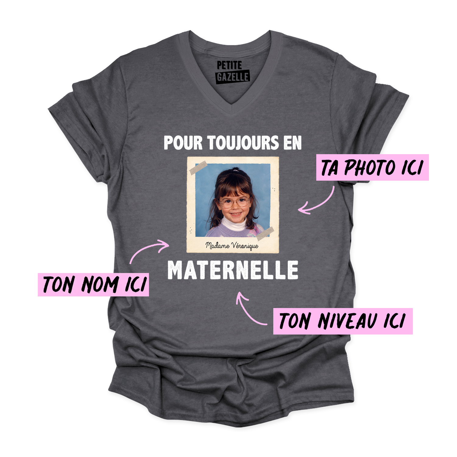 TSHIRT COL en V | Pour toujours