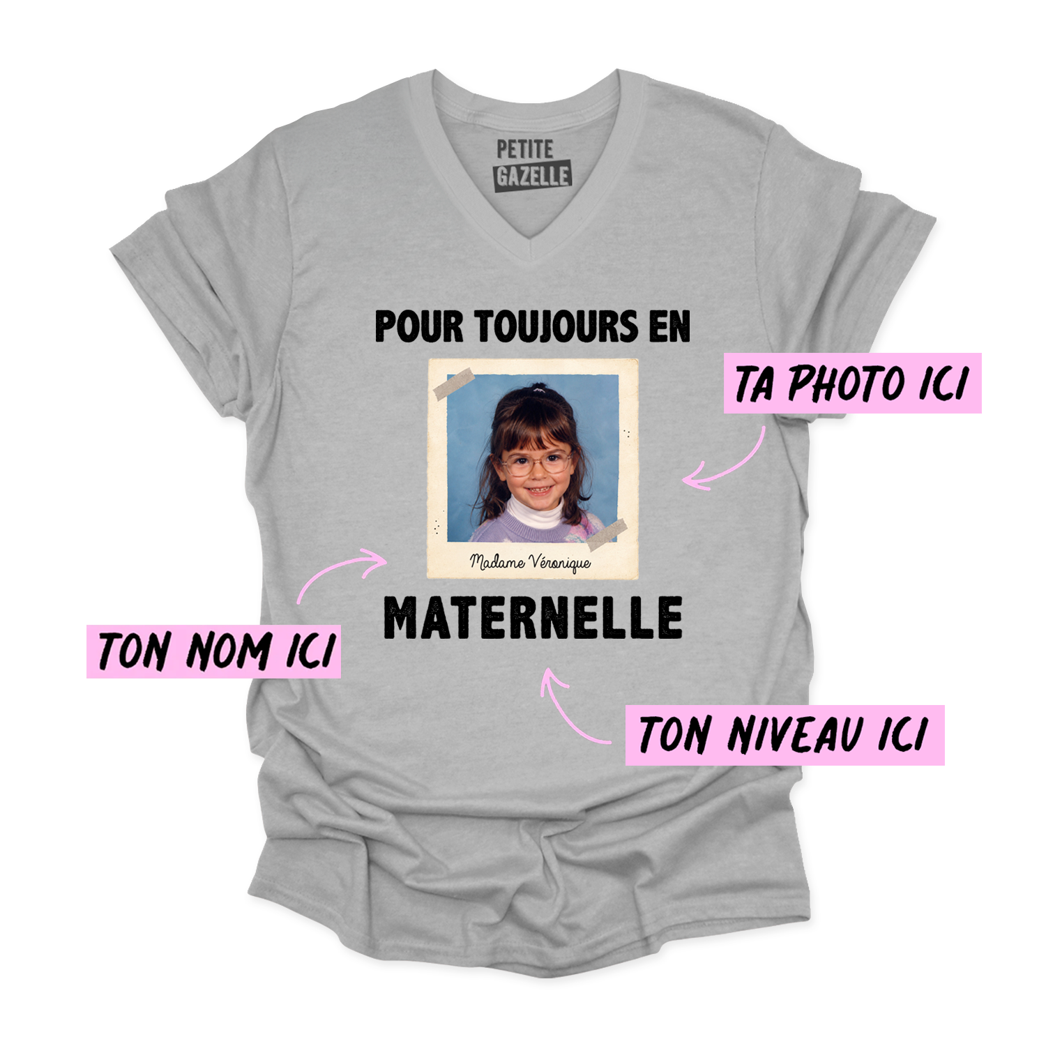 TSHIRT COL en V | Pour toujours